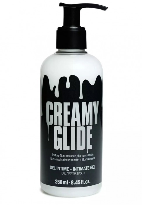 Лубрикант на водной основе Creamy Glide с консистенцией спермы - 250 мл. - Strap-on-me - купить с доставкой в Саратове