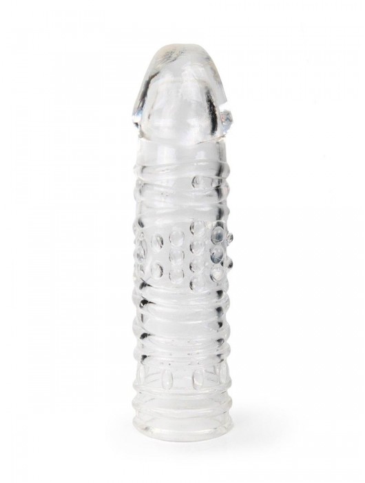 Прозрачная закрытая насадка на пенис - 17 см. - Sex Expert - в Саратове купить с доставкой
