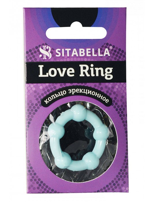 Цветное эрекционное кольцо Love Ring с бусинами - Sitabella - в Саратове купить с доставкой