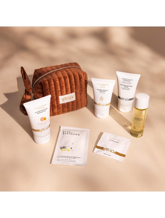 Набор YESforLOV La Trousse Enchantée в коричневой косметичке - YESforLOV - купить с доставкой в Саратове