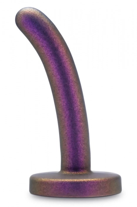 Фиолетовая насадка с гладкой поверхностью Surrender 4.75 Inch Beginner Pegging Dildo - 12 см. - Blush Novelties - купить с доставкой в Саратове