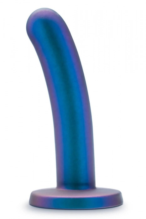 Синяя насадка с гладкой поверхностью Surrender 5.75 Inch Intermediate Pegging Dildo - 14,6 см. - Blush Novelties - купить с доставкой в Саратове