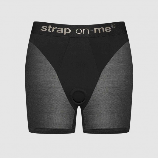 Трусики-шорты для фиксации насадок Strap-on-me Harness Lingerie Halo - size L - Strap-on-me - купить с доставкой в Саратове