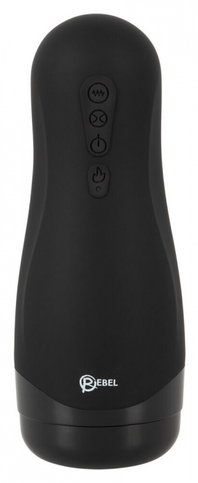 Черный вибромастурбатор с подогревом Masturbator with 3 Functions - Orion - в Саратове купить с доставкой
