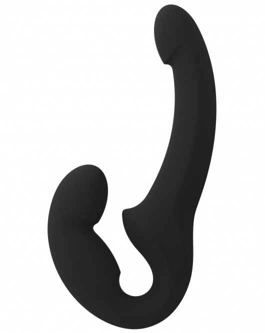 Черный безремневой страпон Share Lite - Fun Factory - купить с доставкой в Саратове