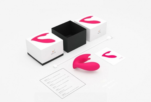 Розовый вагинально-клиторальный стимулятор MAGIC EIDOLON - Magic Motion