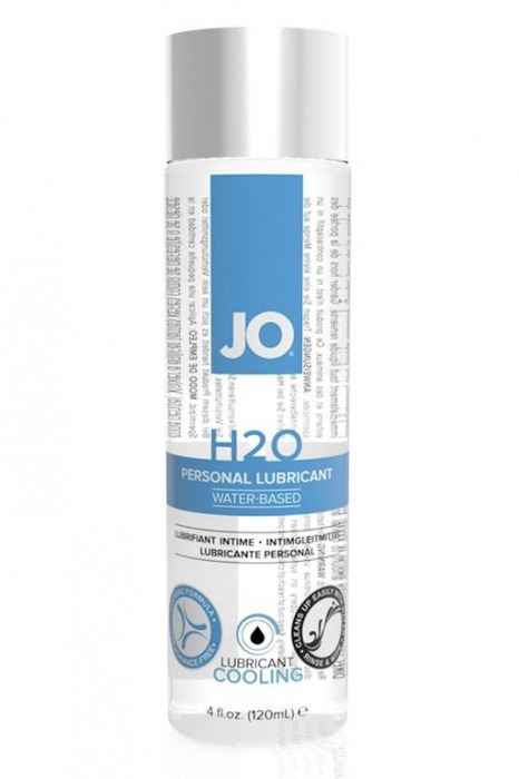 Охлаждающий лубрикант на водной основе JO Personal Lubricant H2O COOLING - 120 мл. - System JO - купить с доставкой в Саратове