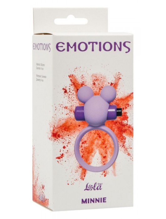Сиреневое эрекционное виброколечко Emotions Minnie - Lola Games - в Саратове купить с доставкой
