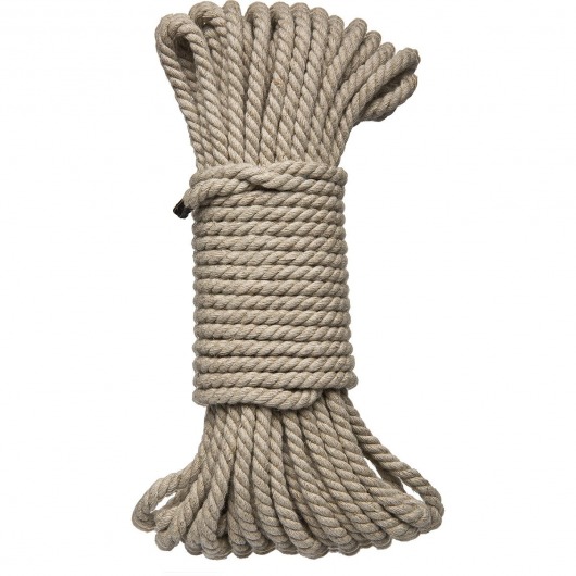 Бондажная пеньковая верёвка Kink Bind   Tie Hemp Bondage Rope 50 Ft - 15 м. - Doc Johnson - купить с доставкой в Саратове