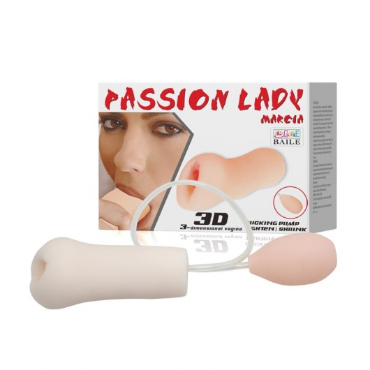 Мастурбатор Passion Lady Marcia с грушей для имитации посасывания - Baile - в Саратове купить с доставкой