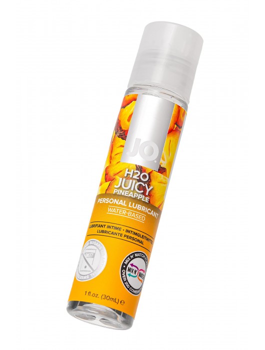 Смазка с ароматом ананаса JO Flavored Juicy Pineapple - 30 мл. - System JO - купить с доставкой в Саратове