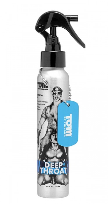 Спрей для лёгкого проникновения во время орального секса Tom of Finland Deep Throat Spray - 118 мл. - Доминирующее кольцо - купить с доставкой в Саратове