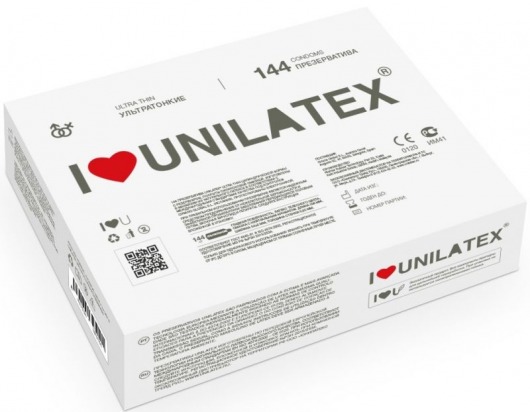 Ультратонкие презервативы Unilatex Ultra Thin - 144 шт. - Unilatex - купить с доставкой в Саратове