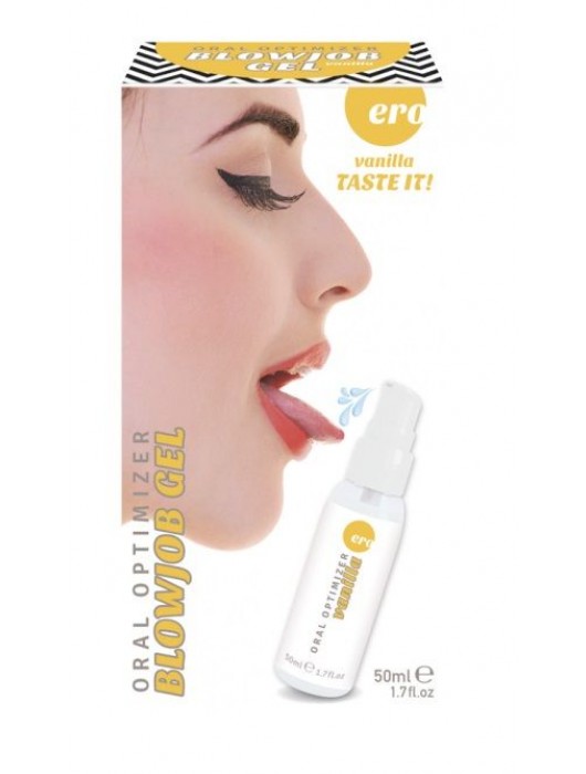 Увлажняющий гель для орального секса с ароматом ванили - 50 мл. - Ero - купить с доставкой в Саратове