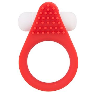 Красное эрекционное кольцо LIT-UP SILICONE STIMU RING 1 RED - Dream Toys - в Саратове купить с доставкой