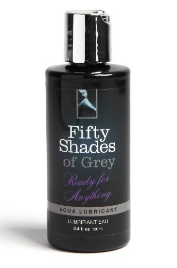 Лубрикант на водной основе Ready for Anything Aqua Lubricant - 100 мл. - Fifty Shades of Grey - купить с доставкой в Саратове