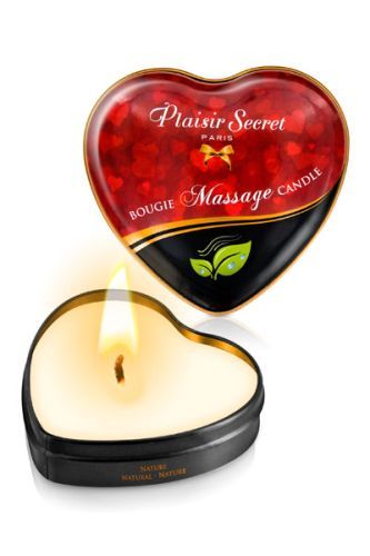 Массажная свеча с нейтральным ароматом Bougie Massage Candle - 35 мл. - Plaisir Secret - купить с доставкой в Саратове