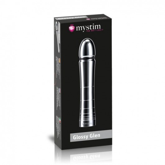 Фаллоимитатор для электростимуляции Glossy Glen Dildo - 14 см. - MyStim - купить с доставкой в Саратове