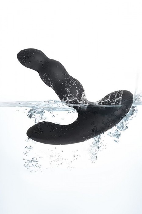 Черный силиконовый стимулятор простаты Levett Nitoc с пультом ДУ - Levett - в Саратове купить с доставкой