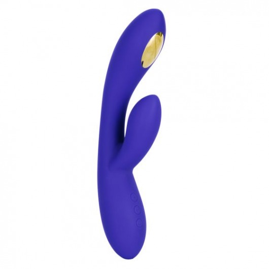 Фиолетовый вибратор с функцией электростимуляции Intimate E-Stimulator Dual Wand - 21,5 см. - California Exotic Novelties - купить с доставкой в Саратове