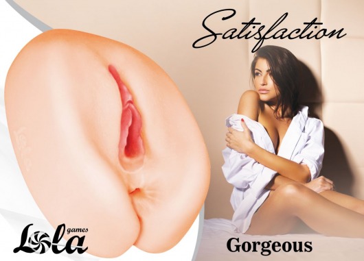 Мастурбатор с 2 тоннелями Satisfaction Gorgeous - Lola Games - в Саратове купить с доставкой