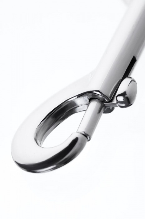 Серебристый двухсторонний карабин TOYFA Metal - ToyFa - купить с доставкой в Саратове