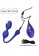 Фиолетовые виброшарики с электростимуляцией Impulse Intimate E-Stimulator Dual Kegel - California Exotic Novelties - купить с доставкой в Саратове