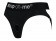 Черные трусики для насадок Heroine Lingerie Harness - size L - Strap-on-me - купить с доставкой в Саратове