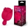 Малиновый вибростимулятор в форме бутона со стебельком - Bior toys в Саратове Малиновый вибростимулятор в форме бутона со стебельком - Bior toys