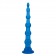 Голубая анальная елочка на присоскеAnal Beads With Suction Base - 21,6 см. - BlueLine