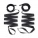 Эротический набор 4PC Bondage Bed Strap   Flogger Kit - Lux Fetish - купить с доставкой в Саратове