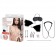 Большой эротический набор из 12 предметов Interchangeable Collar   Nipple Clips Set - Lux Fetish - купить с доставкой в Саратове