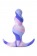 Анальная пробка с цветными разводами Twilight - 7,6 см. - Blush Novelties в Саратове Анальная пробка с цветными разводами Twilight - 7,6 см. - Blush Novelties