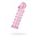 Гелевая розовая насадка на фаллос с шипами - 12 см. - Toyfa Basic - в Саратове купить с доставкой Гелевая розовая насадка на фаллос с шипами - 12 см. - Toyfa Basic - в Саратове купить с доставкой