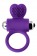 Фиолетовое виброкольцо с ресничками JOS PERY - JOS - в Саратове купить с доставкой